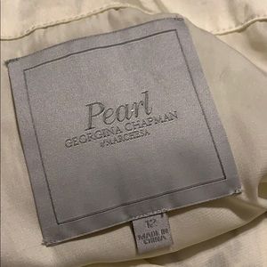 White diamond studded dress